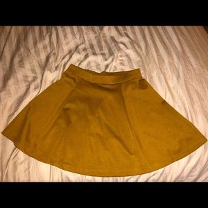 Forever21 Medium Camel-toned A-line skater skirt
